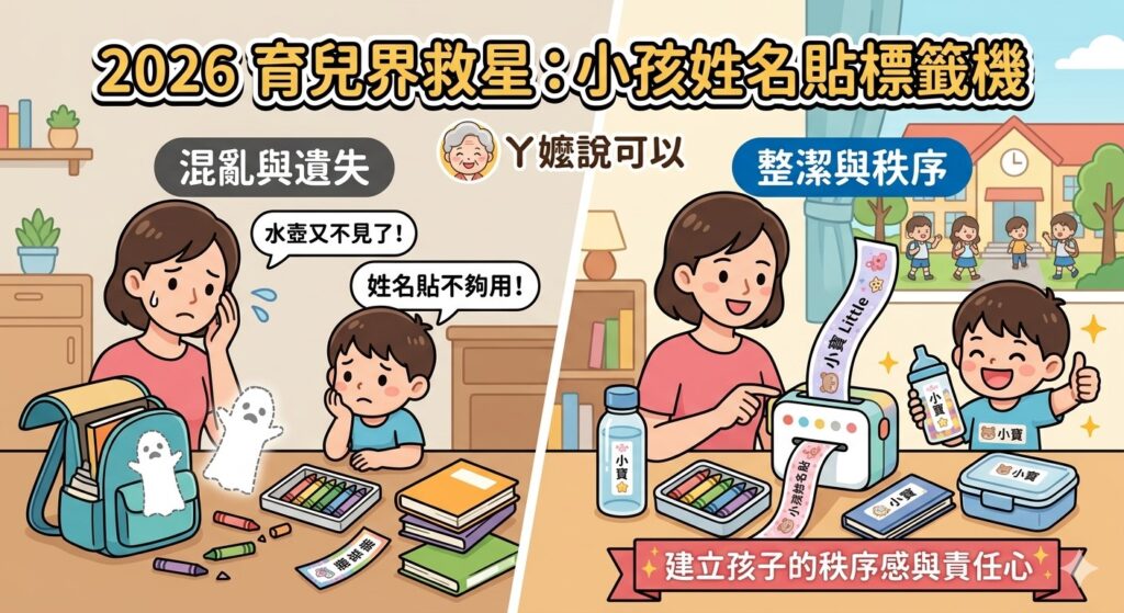 小孩姓名貼標籤機 選購全攻略